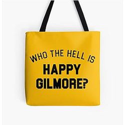 Who Is Happy Gilmore All Over Print Tote Bag