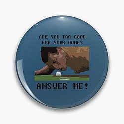 Happy Gilmore 8 bit Pin