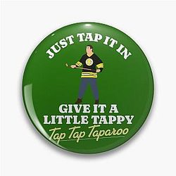 Just tap it in, Give it a little tap, Happy Gilmore Pin
