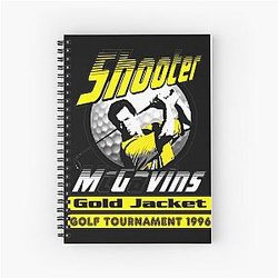 Happy Gilmore Shooter McGavin's Notebook