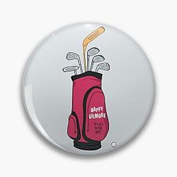 Happy Gilmore Alternative Movie Poster Pin