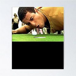 Happy Gilmore Funny Golf Poster