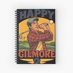 Happy Gilmore Spiral Notebook