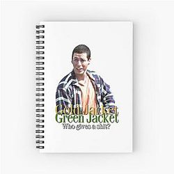 Happy Gilmore Golf Jacket Notebook