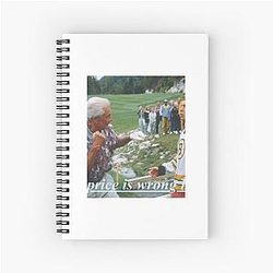 Happy Gilmore The Price Is Right Notebook