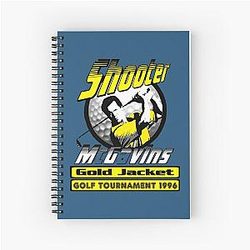 Happy Gilmore Shooter McGavin's Spiral Notebook