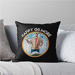 Happy Gilmore T-ShirtHappy gilmore Throw Pillow 
becomes 

Happy Gilmore T-Shirt Throw Pillow