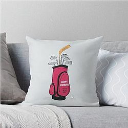 Happy Gilmore Alternative Movie Poster Throw Pillow