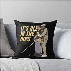 It's All in the Hips Happy Gilmore Throw Pillow