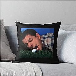 Adam Sandler Happy Gilmore Throw Pillow