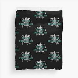 What? Friends listen to Endless Love in the dark. Happy Gilmore Duvet Cover