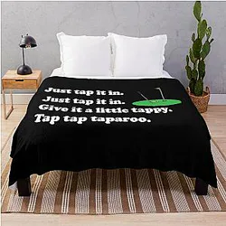 Happy Gilmore Just Tap It In Throw Blanket