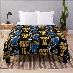 Happy Gilmore Just Tap It Golf Lovers Throw Blanket