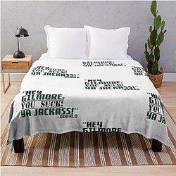 Hey Gilmore, you suck! -Donald, Happy Gilmore Throw Blanket
