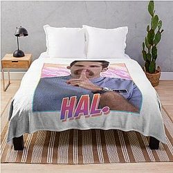 Hal Happy Gilmore 80s design Throw Blanket