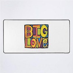 Happy Mondays BIG LOVE Design Desk Mat