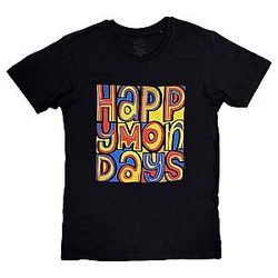 Men's Happy Mondays Greatest Hits T-Shirt Black