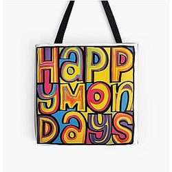 Happy Monday's All Over Print Tote Bag