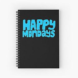 Happy Mondays Spiral Notebook