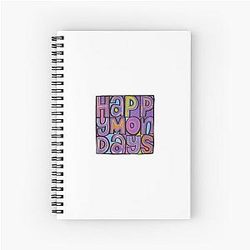 Happy Monday's Spiral Notebook