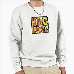 Happy Mondays BIG LOVE Design Pullover Sweatshirt