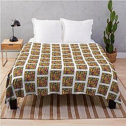 Happy Mondays Style Design Throw Blanket