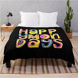 Happy Mondays Best Art Throw Blanket