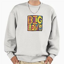 Happy Mondays BIG LOVE Design Premium Oversized Sweatshirt