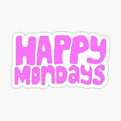 Happy Monday Band Sticker