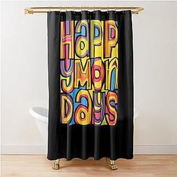 Happy Mondays Essential Shower Curtain