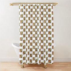 Happy Mondays Design Big Love Shower Curtain