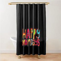 The Happy Monday Shower Curtain