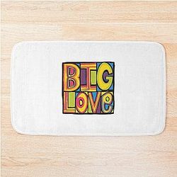 Happy Mondays BIG LOVE Design Bath Mat