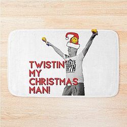Twisting My Christmas Man - Bez Happy Mondays Bath Mat
