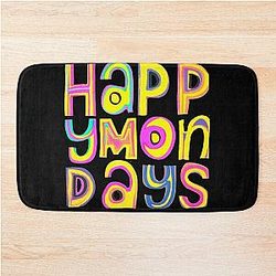 Happy Mondays Best Art Bath Mat