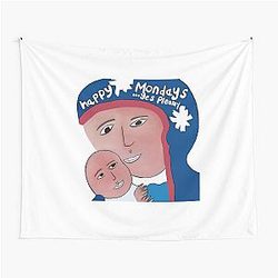 Happy Mondays Virgin Mary Tapestry