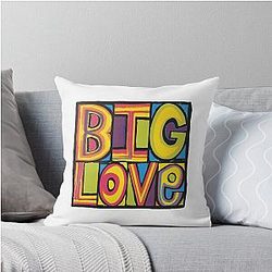 Happy Mondays Design Throw Pillow