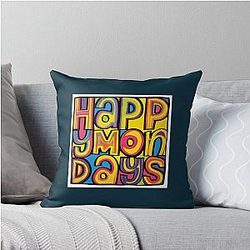 Happy Monday Pillow