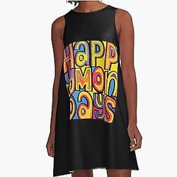Happy Mondays Essential T-shirt A-Line Dress