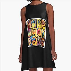 Happy Monday A-Line Dress