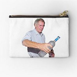 POV: Party animal Harrison Ford pours you a drink Zipper Pouch