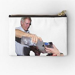POV: Party animal Harrison Ford pours you a drink part 2 Zipper Pouch