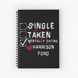 Mentally Dating Harrison Ford Notebook