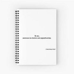 To Me Success Is Choice Opportunity Quote by Harrison Ford Notebook