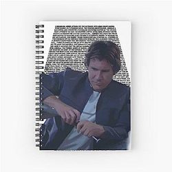 Harrison Ford Portrait Spiral Notebook
