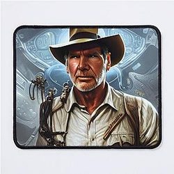 Harrison Ford as Indiana Jones Mouse Pad
