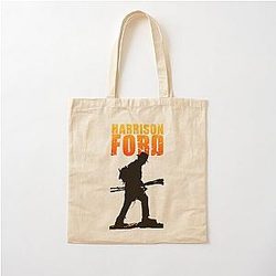 Harrison Ford themed graphic design by IronPalette Cotton Tote Bag
