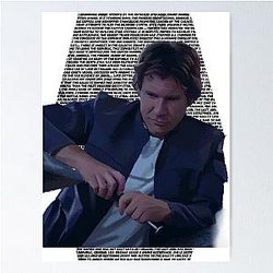 Harrison Ford Portrait Poster