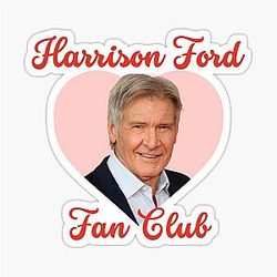 Harrison Ford Fan Club Stickers
