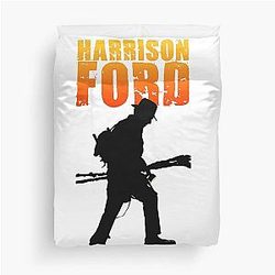 Harrison Ford themed graphic design by Ironpalette Duvet Cover